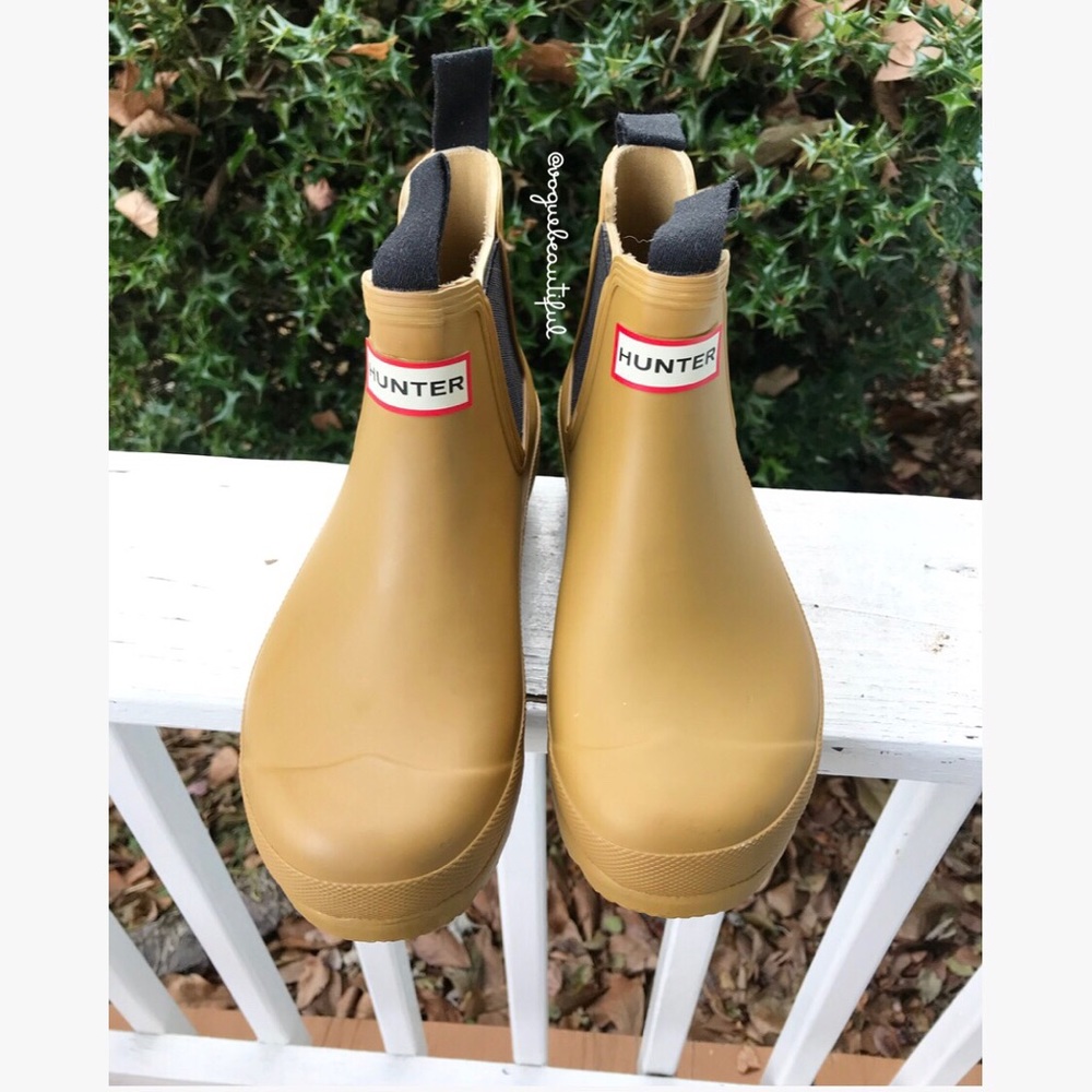Hunter Chelsea Boots Burnt Sulfur